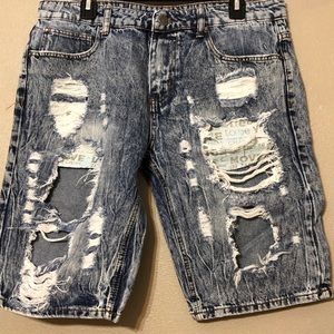 Rue 21 black premium Distressed shorts